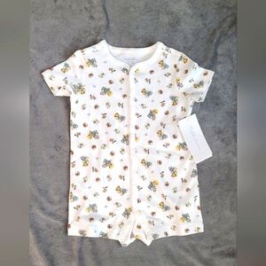 NWT- Ralph Lauren-Polo Bear Cotton Bubble Shortall/Romper-size 3month